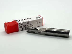 DoAll Carbide End Mill - 1/2" x 1/2" x 1" x 3", 2FL, M-42, 45528 - Picture 1 of 2
