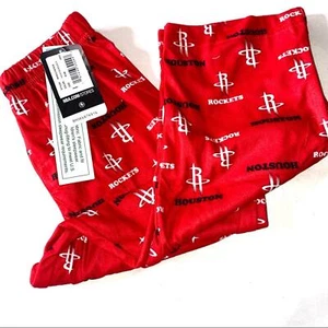 NBA Girls Boys NWT Houston Rockets Pajama Lounge Pants Size M 5 - 6 - Picture 1 of 4