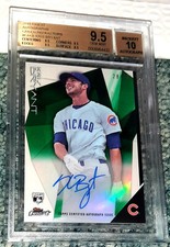 2015 TOPPS FINEST GREEN REFRACTOR KRIS BRYANT RC ROOKIE #d /99 BGS 9.5 AUTO 10