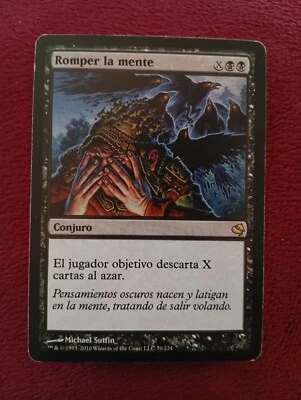 MTG Mind Shatter (Romper la mente) VERY RARE MP SPANISH Salvat-Hachette2011 WOTC - Image 1 of 4