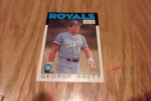 GEORGE BRETT  1986 O-PEE-CHEE BASEBALL CARD