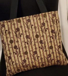 MINI HANDMADE LIBERTY OF LONDON TOTEBAG DOUBLE SIDE - Picture 1 of 3