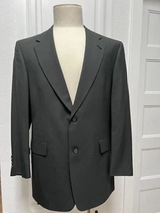 Men Hart Schaffner Marx Foley's Blazer Size 41R Black in Dark Green - Picture 1 of 14