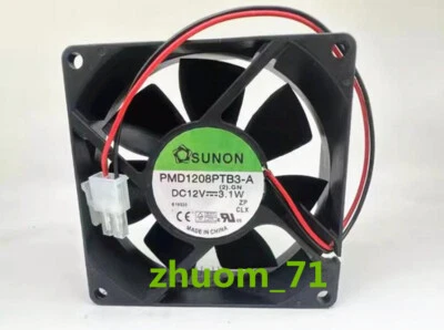 1PC SUNON 8025 PMD1208PTB3-A DC12V 3.1W 80*25MM Inverter cooling fan - Image 1 of 3