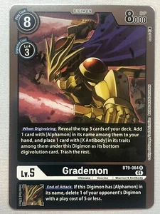 Digimon X Record Grademon BT9-064 R NM/M - Picture 1 of 1