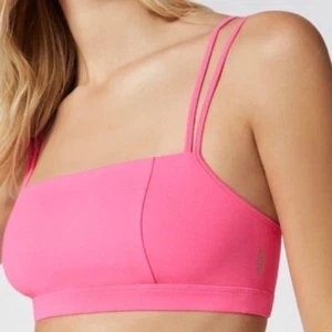 Free People Hot Neon Pink Idris Sports Bra NEW Small NWT - Picture 1 of 4