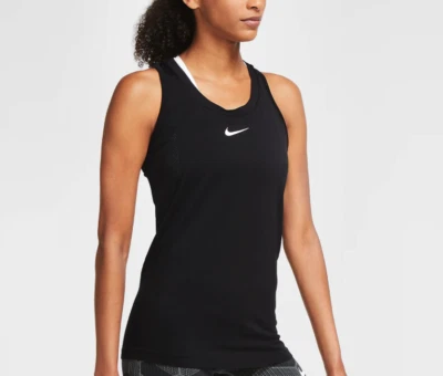 Camiseta sin mangas Nike Infinite negra talla XS (CU3125-010) NUEVA CON ETIQUETAS $65 para correr para mujer Foto 1 de 4