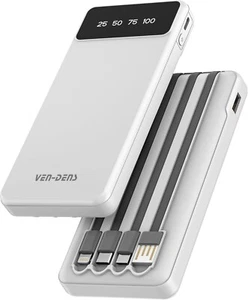 Portable 10000mah Power Bank 3 in 1 USB LED Pack Battery Charger For Phone UK - Picture 1 of 14