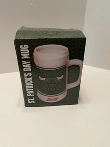 Chicago Bulls Budweiser St. Patricks Green Mug Cup - Picture 1 of 4