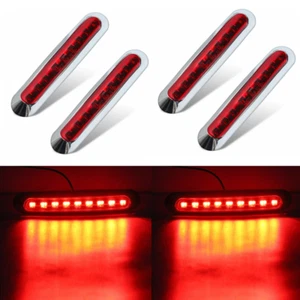 4X9LED Car Side Marker Light Trailer Truck Clearance Lamp Waterproof Sealed Red - Bild 1 von 7