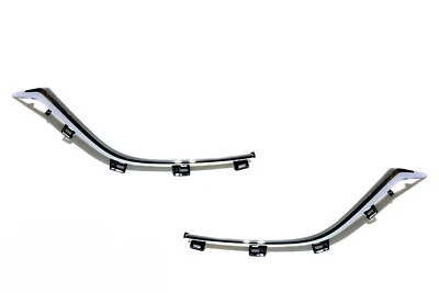 Mazda 3 2014-2016 parrilla delantera izquierda y derecha bisel cromado molduras OEM Foto 1 de 3