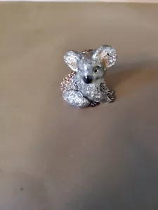 Jay Strongwater Koala Bear Figurine Rhinestone Enamel Australian Animal - Picture 1 of 10