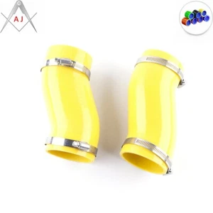 Air Intake Pipe Silicone Hose For 2004-2008 LAMBORGHINI GALLARDO V10 5.0L Yellow - Picture 1 of 5