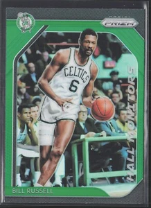 2018-19 Panini Prizm - Bill Russell #4 Green Prizm Boston Celtics - Foto 1 di 2
