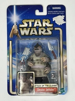 Star Wars Attack of the Clones Dexter Jettster Figure Hasbro 2002 SEALED! - Image 1 of 2