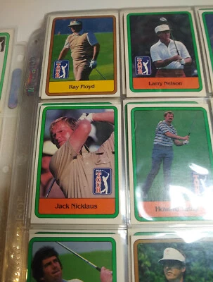 Juego de golf Donruss 1981 1982 66 parejas Fred 53 Jack Nicklaus 13 novato en páginas Foto 1 de 4