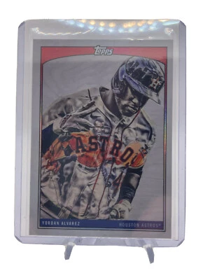 SSP 2022 Topps x Lauren Taylor #39 Yordan Alvarez Red Foil 09/10 - Image 1 of 2