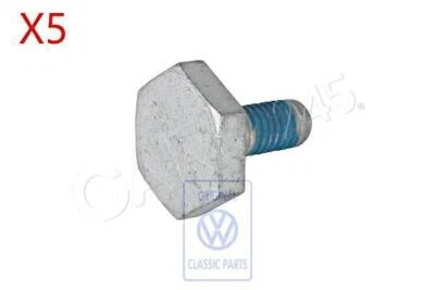 Genuine SKODA SEAT VW Fabia Arosa hex collared bolt x5 pcs N90800902 - Image 1 of 2