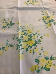 Vintage Wilendur? Sping Floral Gelb Boquet Tischläufer 17X33 - Bild 1 von 3