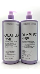 Olaplex No. 4P Blonde Enhancer Toning Shampoo & No.5P Conditioner 33.8 oz Duo - Picture 1 of 1
