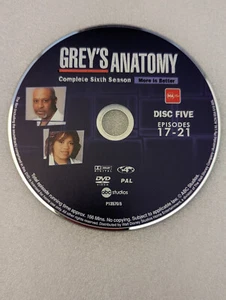 Grey's Anatomy Season 6 Disc 5 ONLY Replacement DVD R4 Pre-Owned - Picture 1 of 1