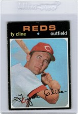 1971 Topps #319 Ty Cline Cincinnati Reds MLB Vintage Baseball Card