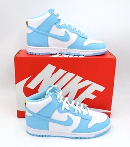 NUOVE SCARPE NIKE DARK HI RETRO DA UOMO TAGLIA 10,5 BLU CHILL UNC BLU DD1399 401 DS - Foto 1 di 6