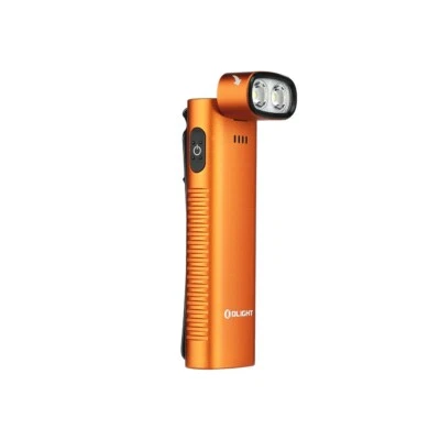 Olight Arkflex Orange Adjustable Right Angle Flashlight, 1000 Lumen, 85 Meters
