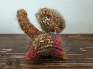 Plush Cat Toy, Amigurumi Cat Desk Decor, Unique Cat Lover Gift, Handmade - Picture 1 of 5
