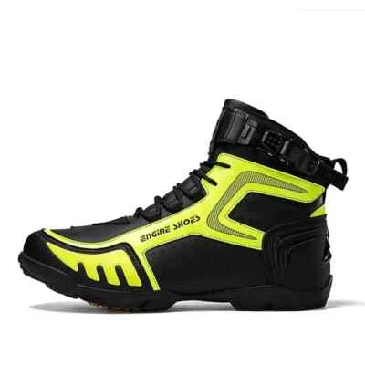 Zapatos de motocicleta todoterreno impermeables antideslizantes resistentes al desgaste transpirables para hombre Foto 1 de 4