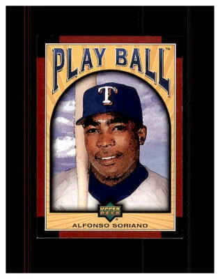 2004 Upper Deck Play Ball #17 Alfonso Soriano Texas Rangers - Image 1 of 2