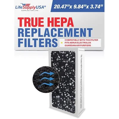 LifeSupplyUSA Particle HEPA Replacement Compatible with TiO2 Filter fits Aerus