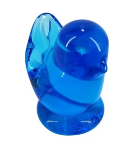 Bluebird of Happiness Leo Ward Figure Paperweight Art Glass Terra Studios 1995 - Picture 1 of 9