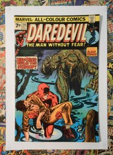 DAREDEVIL #114 - OCT 1974 - MAN-THING APPEARANCE - VG+ (4.5) PENCE COPY!