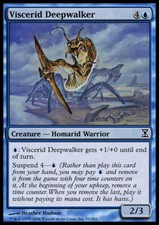 Magic the Gathering MTG Viscerid Deepwalker (91) Time Spiral   NM