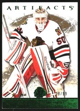 2012-13 Artifacts Emerald #104 Corey Crawford /99