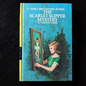32 The Scarlet Slipper Mystery Nancy Drew Mystery Books -1954/1974 - Imagen 1 de 4