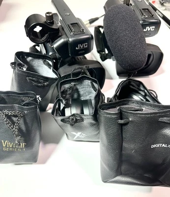 2 UNITS JVC GY-HM150U Compact Handheld 3CCD Camcorder - Image 1 of 4