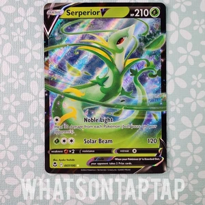 Pokemon Karte Serperior V 007/195 Ultra Rare Schwert Schild Silber Sturm Einzeln - Bild 1 von 2