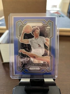 2024 Panini Prizm Draft Picks Tidjane Salaun Prizms Blue Wave #/249 RC Rookie - Picture 1 of 2