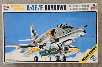 * McDonnell Douglas A-4 E/F SkyHawk Bantam 1/48 Scale Craft Model ESCI SC-4021 - Image 1 of 2