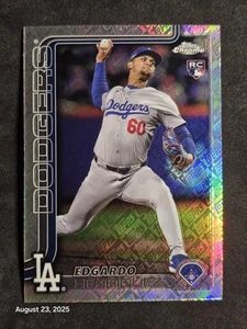 2025 Topps Chrome Eduardo Henriquez Topps Logofractor RC #71 - Bild 1 von 2