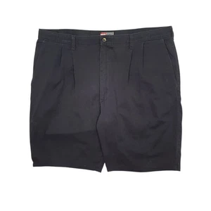 WRANGLER pantaloncino plissettato nero chino cotone uomo W42 - Foto 1 di 5