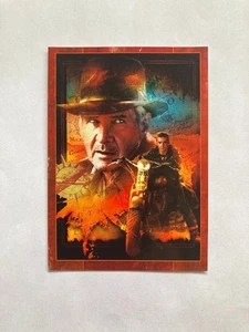 RETAIL Indiana Jones KOTCS Topps PEEL & REVEAL "Red Border" Chase Card RARE!!! - Picture 1 of 2