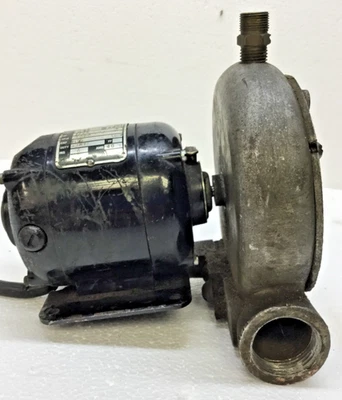 Soplador de forja con motor eléctrico 4 1/2" probado cuerpo de trabajo 5000 RPM de colección Foto 1 de 4