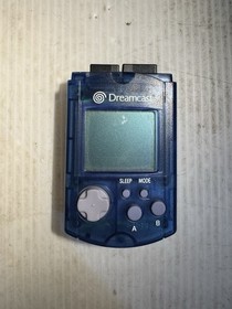 SEGA Dreamcast VMU Memory Card Blue HKT-7000 for Sega Dreamcast Tested Working