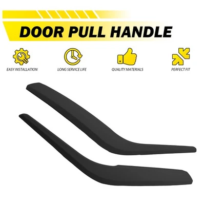 2X Moldura de panel de manija de puerta interior izquierda y derecha negra para BMW X1 E84 2009-2016 C Foto 1 de 4