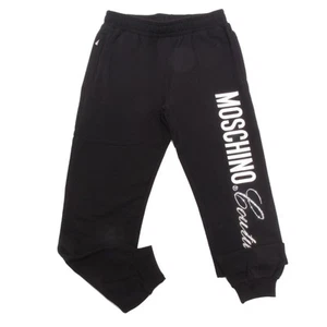 3376AL pantalone bimba girl MOSCHINO kids sweatpant black - Picture 1 of 4