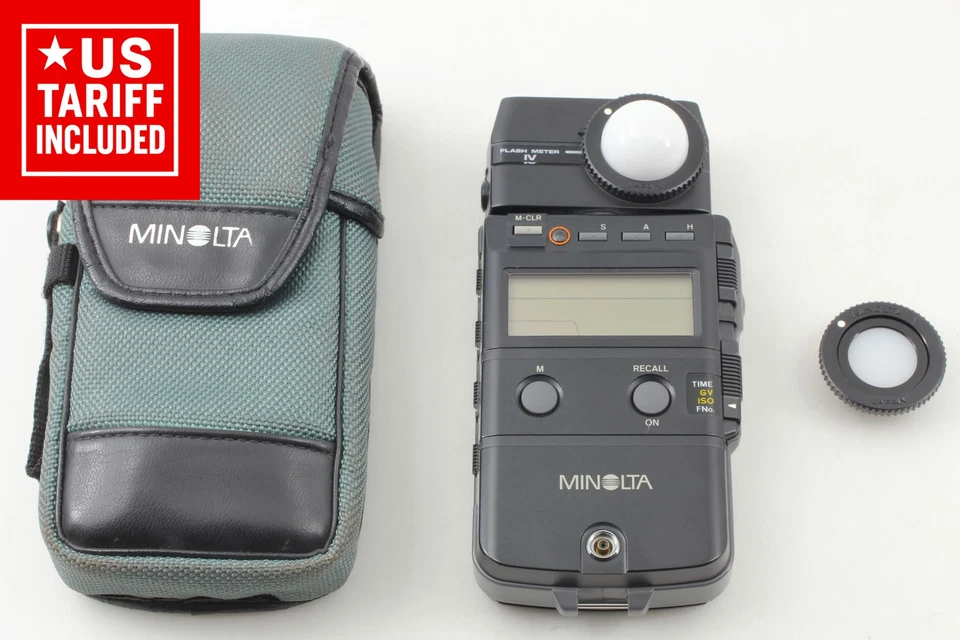 【N COMO NUEVO con CASE】 Medidor de Flash Minolta VI Medidor de Luz Medidor de Exposición de JAPÓN Foto 1 de 4