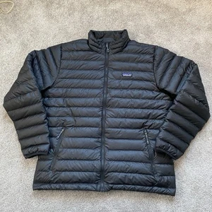 Chaqueta Suéter Patagonia Puffer Down Para Hombre XL Negra Gooseown Hinchada Exterior - Imagen 1 de 17